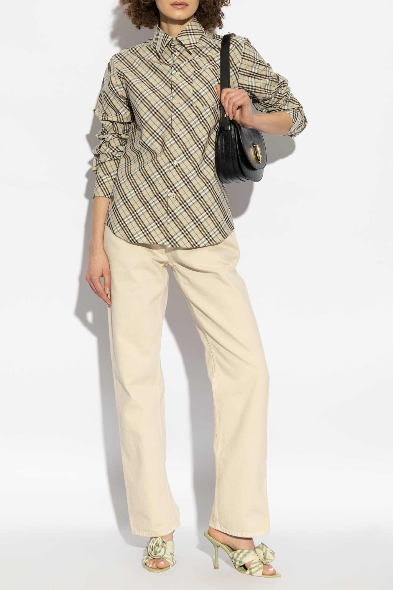 Grey Checkered Shirt Burberry - Vitkac Italy Grey Checkered Shirt Burberry - Vitkac Italy